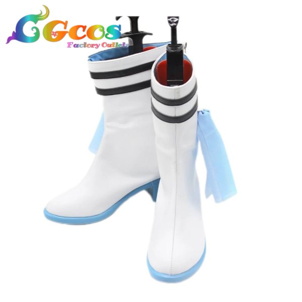 画像2: ウマ娘プリティーダービー　コスプレ靴　デアリングタクト　勝負服　コスプレブーツ　コスプレ衣装 (2)