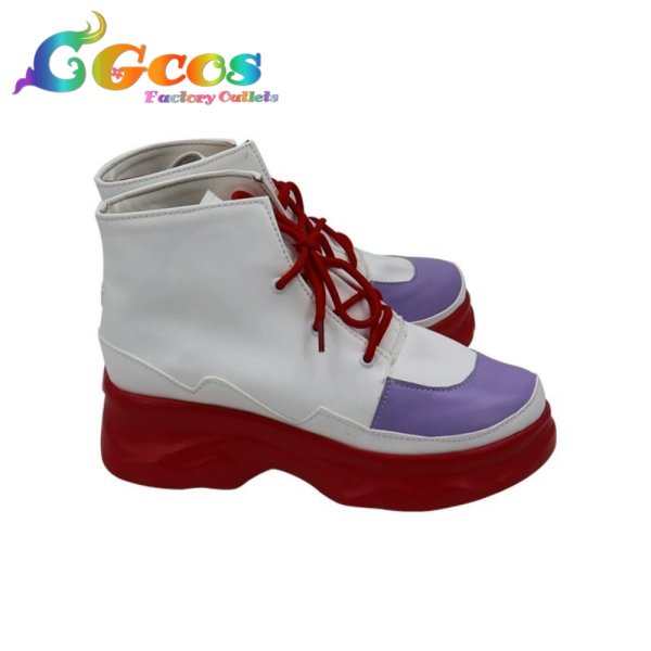 画像2: バーチャルYouTuber　コスプレ靴　VTuber　Seraph Dazzlegarden(セラフ・ダズルガーデン)　コスプレブーツ　コスプレ衣装 (2)