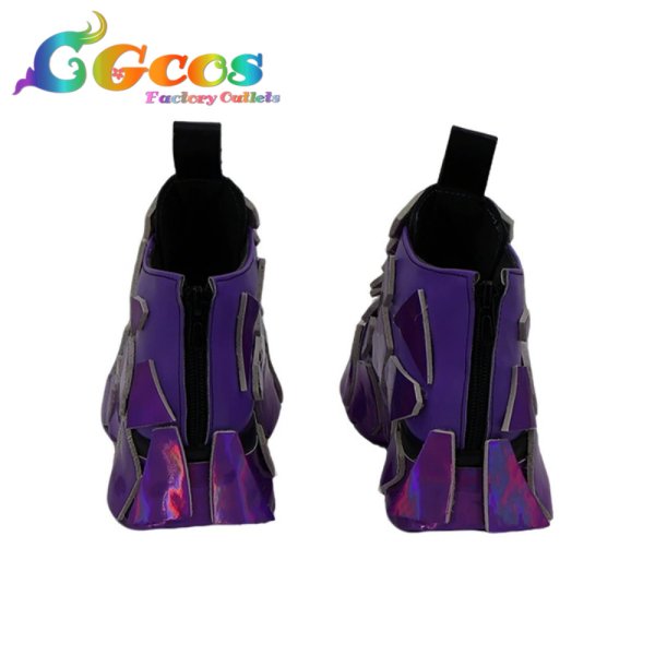 画像3: バーチャルYouTuber　コスプレ靴　VTuber　古石ビジュー　初期2D　コスプレブーツ　コスプレ衣装 (3)