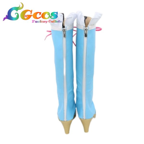 画像2: アイカツ!　コスプレ靴　霧矢あおい　コスプレブーツ　コスプレ衣装 (2)