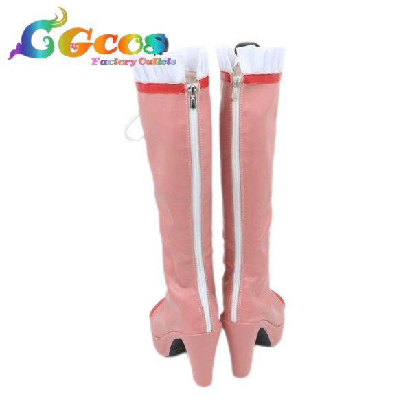 画像2: アイカツ!　コスプレ靴　星宮いちご　コスプレブーツ　コスプレ衣装 (2)