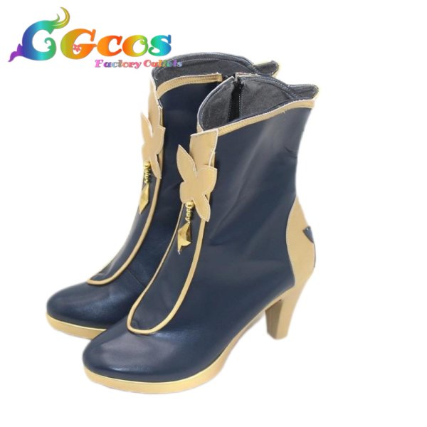 画像2: バーチャルYouTuber　コスプレ靴　Vtuber　レイン・パターソン　SYMPHONIA　コスプレブーツ　コスプレ衣装 (2)