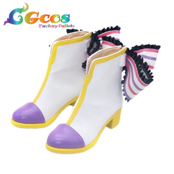 画像2: プリパラ　コスプレ靴　北条そふぃ　コスプレブーツ　コスプレ衣装 (2)