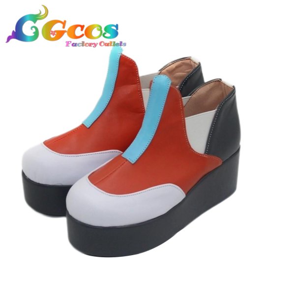 画像2: ポケットモンスター Let's Go! ピカチュウ　コスプレ靴　カスミ　コスプレブーツ　コスプレ衣装 (2)