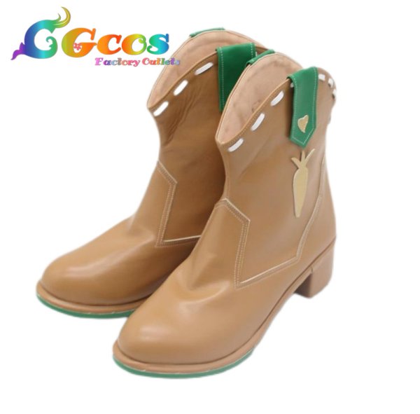 画像2: ウマ娘プリティーダービー　コスプレ靴　ライスシャワー　Yummy Dreamy Fairy　コスプレブーツ　コスプレ衣装 (2)