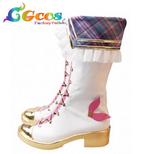 画像2: ラブライブ！スーパースター!!　コスプレ靴　Liella!　嵐千砂都　フレッシュライブ編 フレッシュジャンプ　コスプレブーツ　コスプレ衣装 (2)