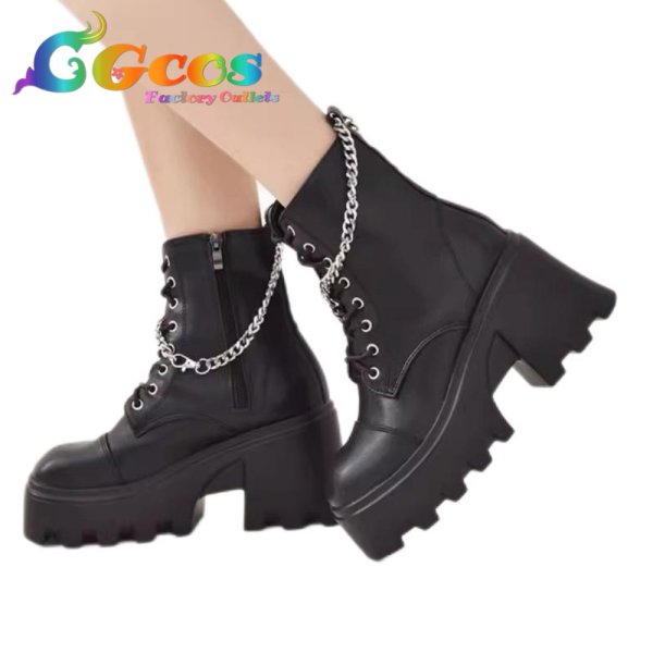 画像2: ラブライブ！スーパースター!!　コスプレ靴　Liella!　Second Sparkle　澁谷かのん　唐可可　嵐千砂都　平安名すみれ　葉月恋　コスプレブーツ　コスプレ衣装 (2)