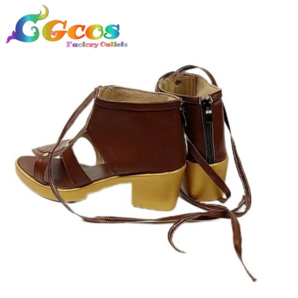 画像3: ラブライブ！虹ヶ咲学園スクールアイドル同好会　コスプレ靴　桜坂しずく　TOKIMEKI Runners　コスプレブーツ　コスプレ衣装 (3)