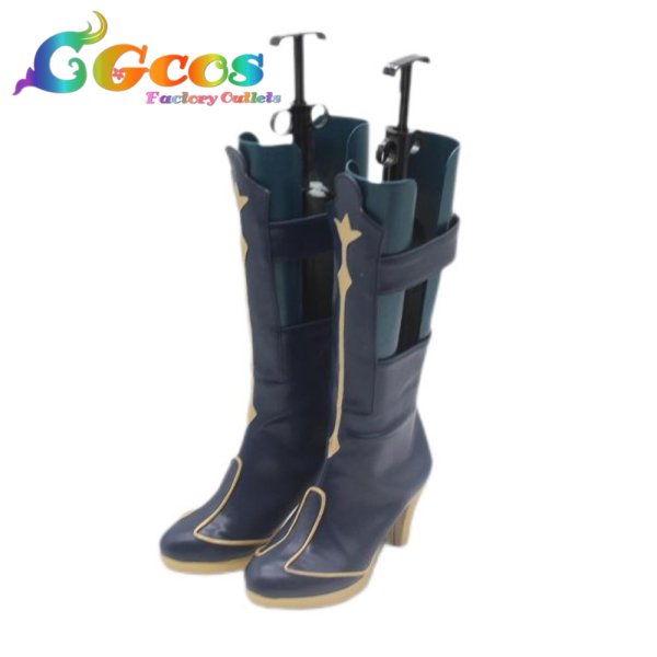 画像2: バーチャルYouTuber　コスプレ靴　VTuber　笹木咲　SYMPHONIA　コスプレブーツ　コスプレ衣装 (2)