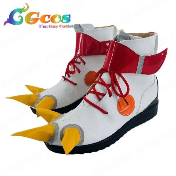 画像2: バーチャルYouTuber　コスプレ靴　VTuber　ジジ・ムリン　初期2D　コスプレブーツ　コスプレ衣装 (2)