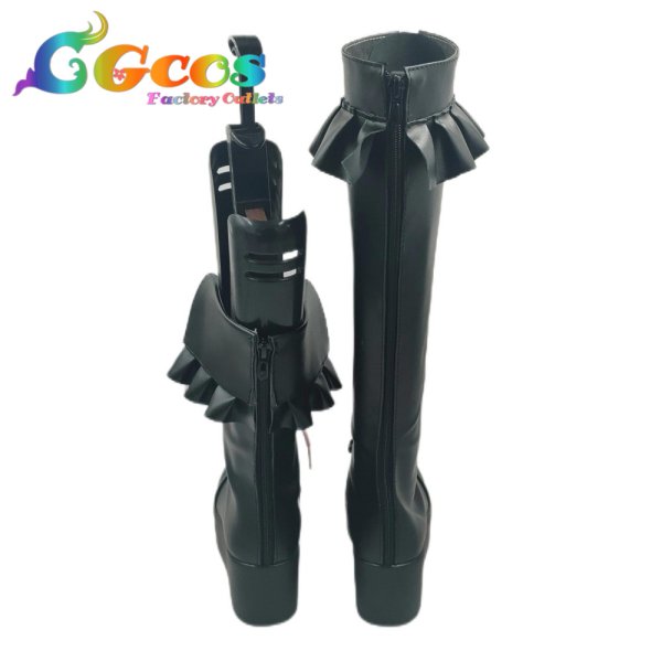 画像3: バーチャルYouTuber　コスプレ靴　VTuber　Maria Marionette (マリア マリオネット)　ファーマー　オーバーオール衣装　コスプレブーツ　コスプレ衣装 (3)