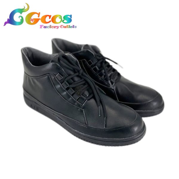 画像2: バーチャルYouTuber　コスプレ靴　VTuber　火威青　初期2D　コスプレブーツ　コスプレ衣装 (2)