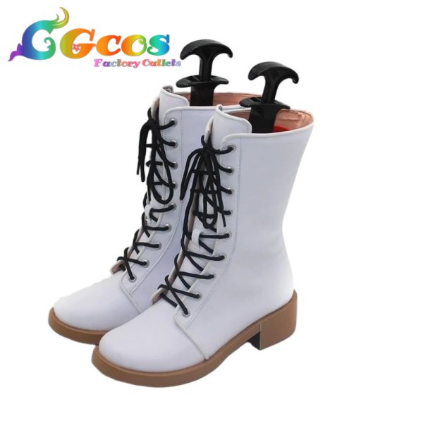 画像3: 学園アイドルマスター　コスプレ靴　有村麻央　まねきねこコラボ衣装　コスプレブーツ　コスプレ衣装 (3)