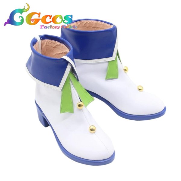 画像2: ブルーアーカイブ　コスプレ靴　十六夜ノノミ　コスプレブーツ　コスプレ衣装 (2)