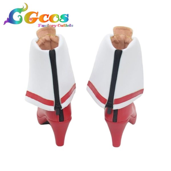 画像3: スイートプリキュア♪　コスプレ靴　北条響(キュアメロディ)　コスプレブーツ　コスプレ衣装 (3)