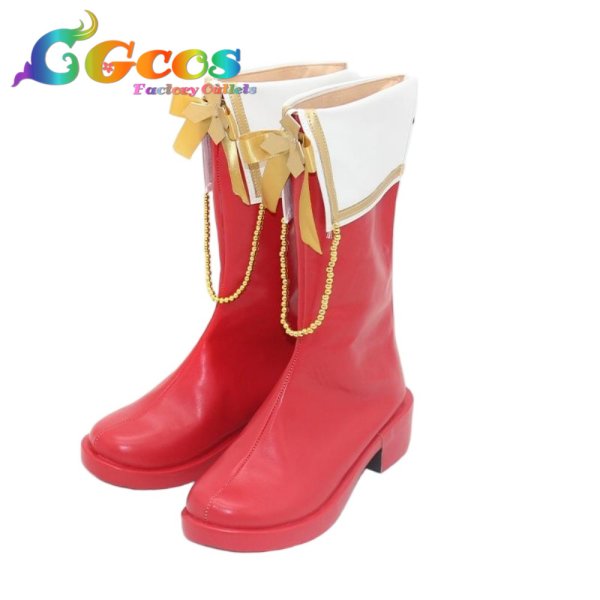 画像2: あんさんぶるスターズ！　コスプレ靴　紫之創　ホワイトブレス　コスプレブーツ　コスプレ衣装 (2)