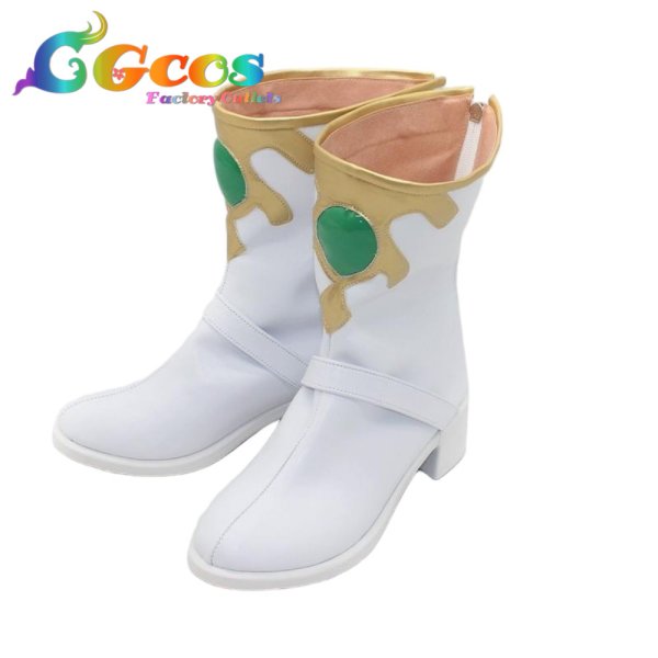 画像2: 魔法騎士レイアース　コスプレ靴　鳳凰寺風　コスプレブーツ　コスプレ衣装 (2)