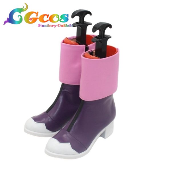 画像2: 機動戦士ガンダムSEED　コスプレ靴　フレイ・アルスター　コスプレブーツ　コスプレ衣装 (2)