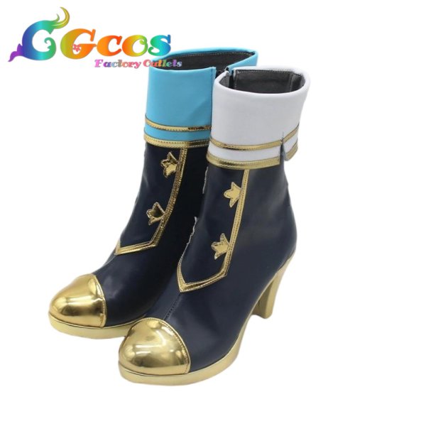 画像2: バーチャルYouTuber　コスプレ靴　Vtuber　アルス・アルマル　OVERTURE　コスプレブーツ　コスプレ衣装 (2)