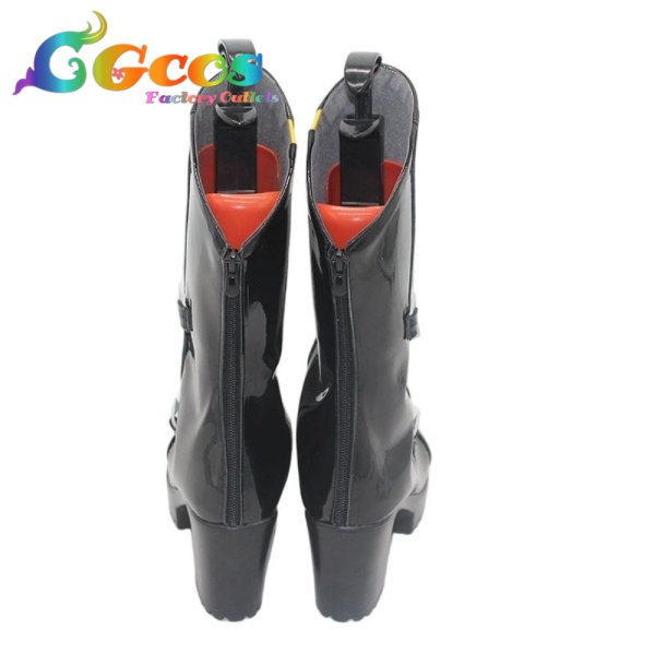 画像3: バーチャルYouTuber　コスプレ靴　Vtuber　ケイリクス・デボネア　コスプレブーツ　コスプレ衣装 (3)