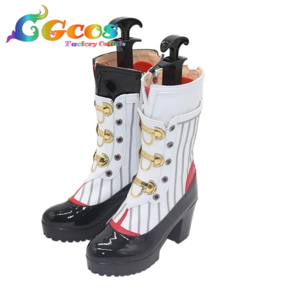 画像2: ゼンレスゾーンゼロ　コスプレ靴　儀玄(イーシェン)　コスプレブーツ　コスプレ衣装 (2)