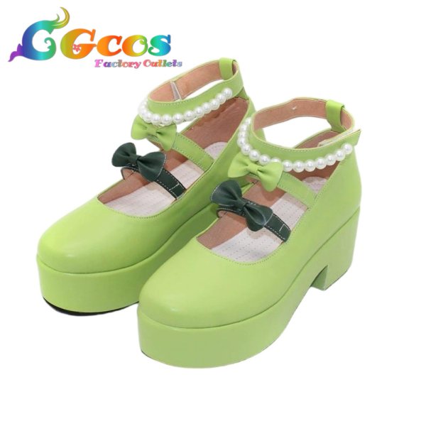 画像2: プロジェクトセカイ カラフルステージ！ feat. 初音ミク　コスプレ靴　日野森雫　Sweet & Rose　4周年記念　コスプレブーツ　コスプレ衣装 (2)