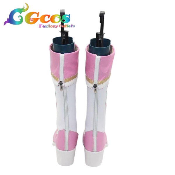 画像3: オンゲキ　コスプレ靴　柏木美亜　にゃんにゃんファンファーレ　コスプレブーツ　コスプレ衣装 (3)