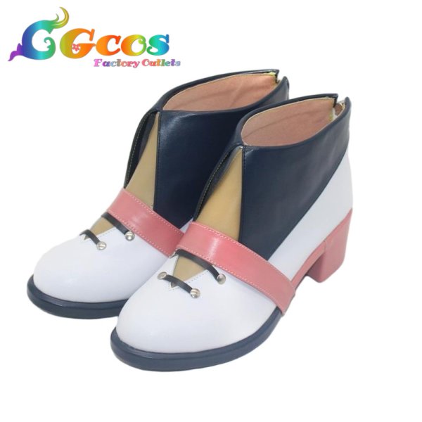 画像2: ブルーアーカイブ　コスプレ靴　愛清フウカ　コスプレブーツ　コスプレ衣装 (2)