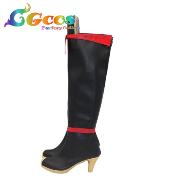 画像3: 少女☆歌劇 レヴュースタァライト　コスプレ靴　夢大路文　コスプレブーツ　コスプレ衣装 (3)