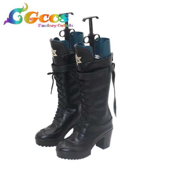 画像2: バーチャルYouTuber　コスプレ靴　Vtuber　長尾景　三華の樂　コスプレブーツ　コスプレ衣装 (2)