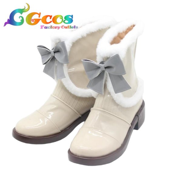 画像2: バーチャルYouTuber　コスプレ靴　VTuber　がうる・ぐら　2025新春　コスプレブーツ　コスプレ衣装 (2)