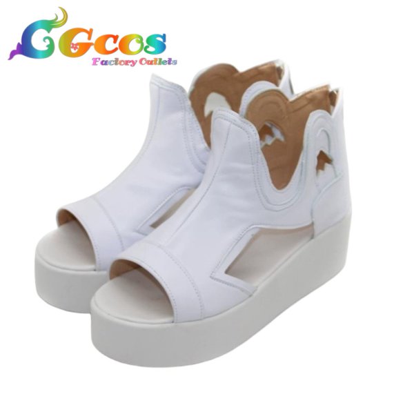 画像2: アークナイツ　コスプレ靴　シュウ　春日宴　コスプレブーツ　コスプレ衣装 (2)