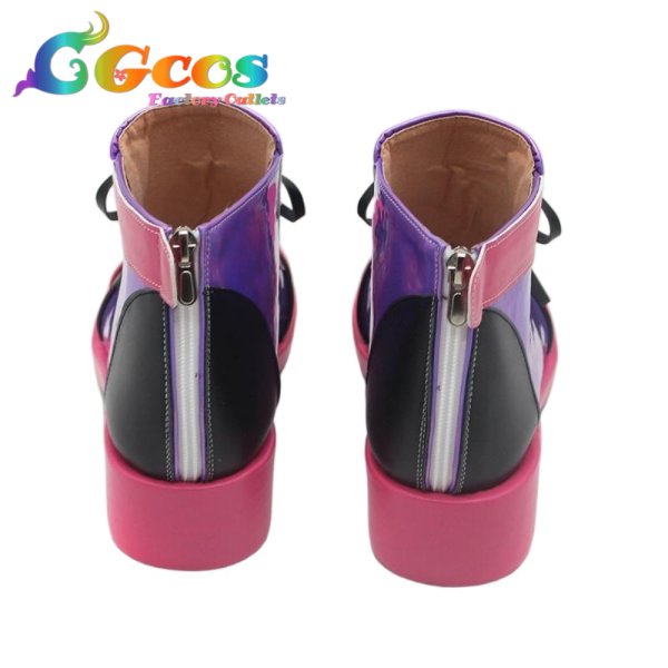 画像3: バーチャルYouTuber　コスプレ靴　VTuber　葛葉　ポケコロツインコラボ　コスプレブーツ　コスプレ衣装 (3)