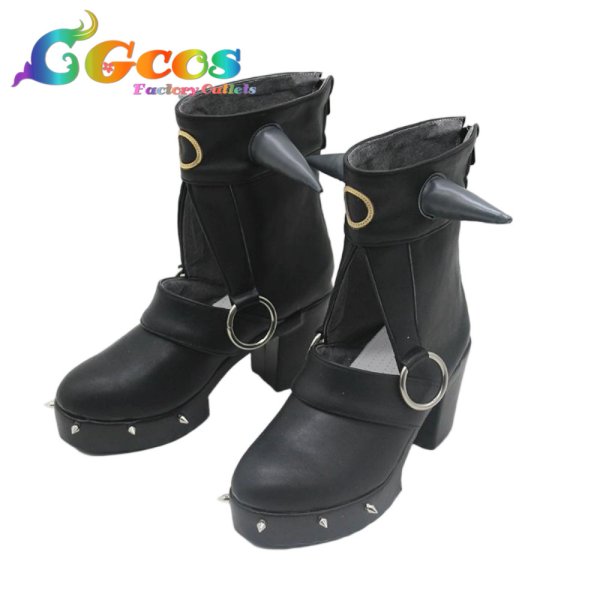 画像2: ゼンレスゾーンゼロ　コスプレ靴　プルクラ・フェリーニ　コスプレブーツ　コスプレ衣装 (2)