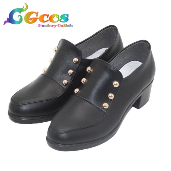 画像2: バーチャルYouTuber　コスプレ靴　Vtuber　星導ショウ　鑑定士の服　コスプレブーツ　コスプレ衣装 (2)