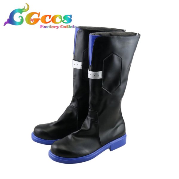 画像2: パニシング：グレイレイヴン　コスプレ靴　リー・異火　コスプレブーツ　コスプレ衣装 (2)