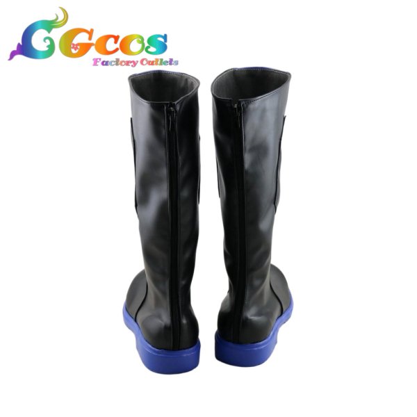 画像3: パニシング：グレイレイヴン　コスプレ靴　リー・異火　コスプレブーツ　コスプレ衣装 (3)