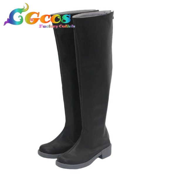 画像2: 白聖女と黒牧師　コスプレ靴　セシリア　コスプレブーツ　コスプレ衣装 (2)