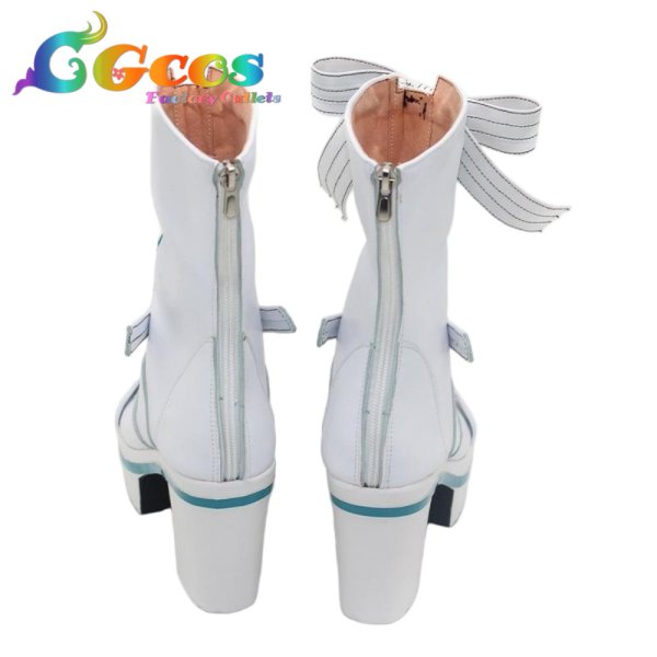 画像3: バーチャルYouTuber　コスプレ靴　Vtuber　七詩ムメイ　6th fes　コスプレブーツ　コスプレ衣装 (3)