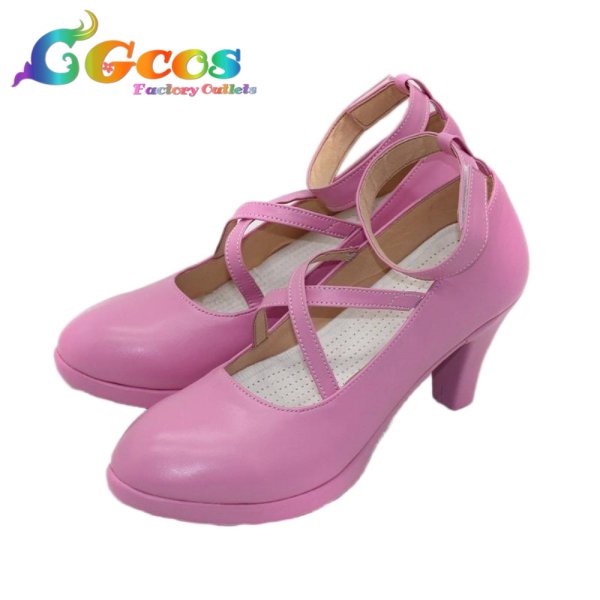 画像2: アイカツ!　コスプレ靴　星宮いちご　地雷系　コスプレブーツ　コスプレ衣装 (2)