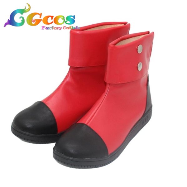 画像2: 機動戦士ガンダムZZ　コスプレ靴　ジュドー・アーシタ　コスプレブーツ　コスプレ衣装 (2)