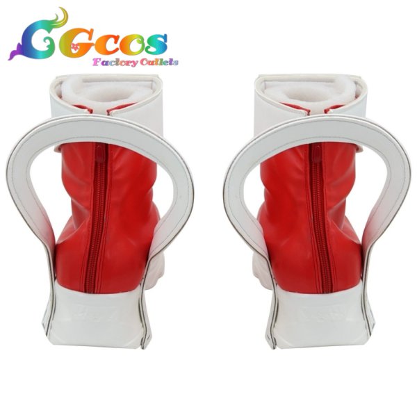 画像4: バーチャルYouTuber　コスプレ靴　VTuber　赤城ウェン　コスプレブーツ　コスプレ衣装 (4)