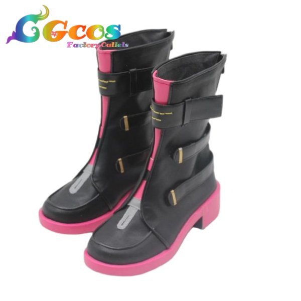 画像2: 鳴潮(Wuthering Waves)　コスプレ靴　桃祈　コスプレブーツ　コスプレ衣装 (2)