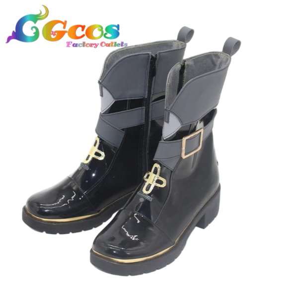 画像2: 鳴潮(Wuthering Waves)　コスプレ靴　丹瑾（たんきん）　コスプレブーツ　コスプレ衣装 (2)