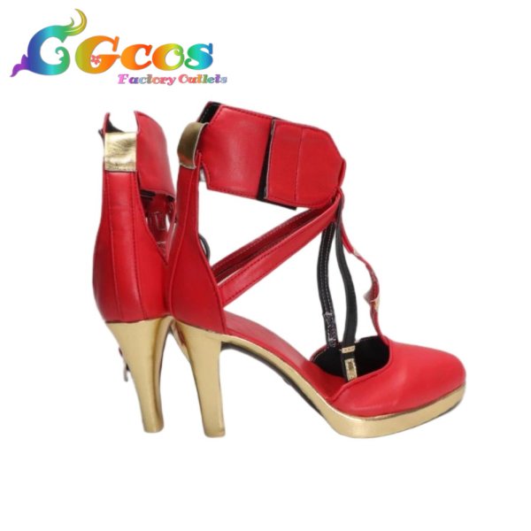 画像4: 鳴潮(Wuthering Waves)　コスプレ靴　フローヴァ　コスプレブーツ　コスプレ衣装 (4)