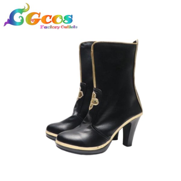 画像2: 鳴潮(Wuthering Waves)　コスプレ靴　びゃくし　コスプレブーツ　コスプレ衣装 (2)