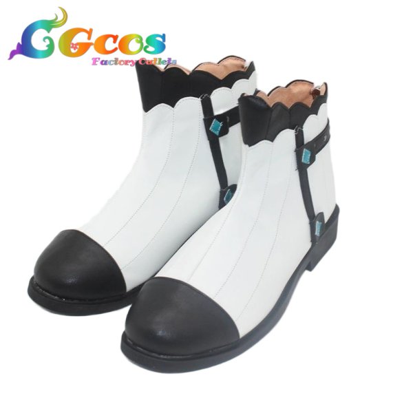 画像2: アークナイツ　コスプレ靴　行箸(シンジュウ)　コスプレブーツ　コスプレ衣装 (2)