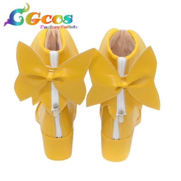 画像3: オンゲキ　コスプレ靴　藤沢柚子　コスプレブーツ　コスプレ衣装 (3)