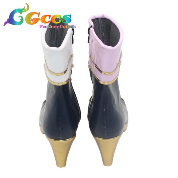 画像3: バーチャルYouTuber　コスプレ靴　VTuber　椎名唯華　5th Anniversary　コスプレブーツ　コスプレ衣装 (3)