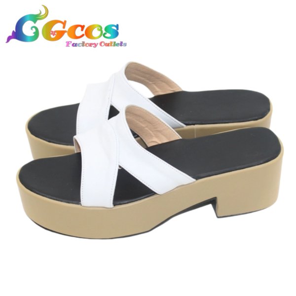 画像2: ブルーアーカイブ　コスプレ靴　桐生キキョウ　水着　コスプレブーツ　コスプレ衣装 (2)